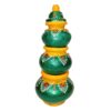 Terracotta Kubera Lakshmi Pot Set Brings Prosperity, Good Luck, Financial Gains to Home and Office (Green)
