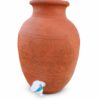 Terracotta Water Pot with Tap (10 Litre) – Handmade Earthen Matka for Cool Drinking Water